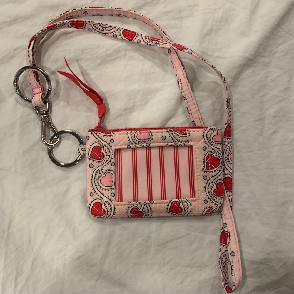 vera bradley ID card lanyard